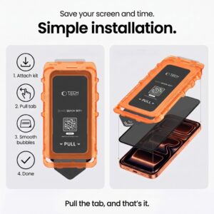 PRIVATUMĄ UŽTIKRINANTIS STIKLAS TECH-PROTECT QUICK SET SPY+ 2-PACK iPhone 18 Pro Max PRIVACY - Image 8