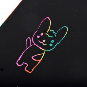 Užrašų knygelė „Rainbow“ su braižymo kortele ir ZA3913 rašikliu - Image 4