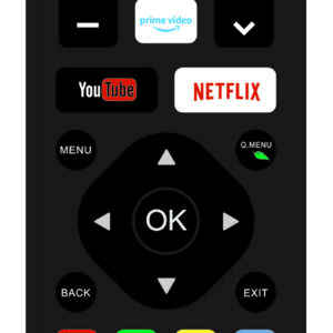 Universalus TV pultas TELEFUNKEN, VESTEL, GRUNDIG ir BEKO televizoriams