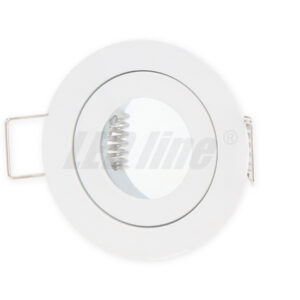 Įmontuojamas šviestuvas, hermetinis MR11 apvalus, baltas, LED line