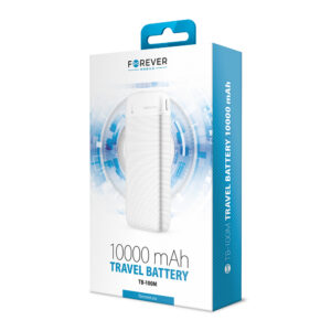 Forever išorinė baterija TB-100M 10000 mAh balta - Image 5