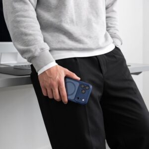 Tech-Protect MAGPEAK MagSafe CC iPhone 17 Pro / 18 Pro TAMSIAI MĖLYNAS/SKAIDRUS - Image 8