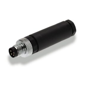 M8 kištukas 4pin, tiesus, 3.5-5mm kabeliui, IP67