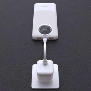 Išorinė baterija (powerbank) Dudao K12 10000mAh PD22.5W USB-A, USB-C - balta - Image 4