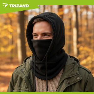 Žieminis šalikas - juodas Trizand 26127 - Image 4
