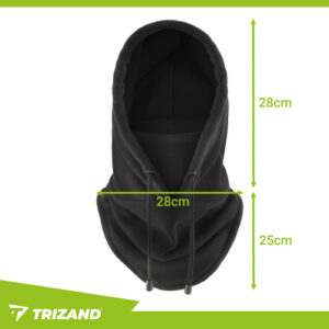 Žieminis šalikas - juodas Trizand 26127 - Image 2