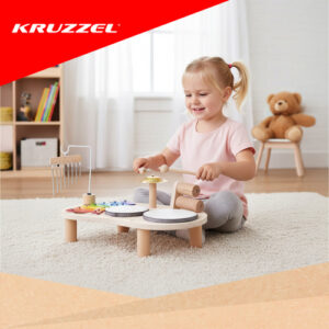 Medinis natų stalas „Kruzzel 26420“ - Image 5