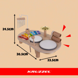 Medinis natų stalas „Kruzzel 26420“ - Image 2
