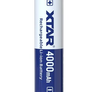 Akumuliatorius 18650 3.6V 4000mAh 10A Li-Ion su integruotu krovimo valdikliu PCM XTAR