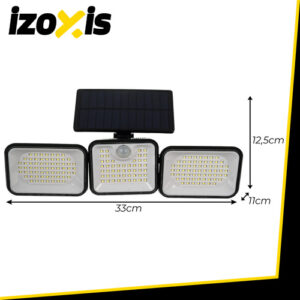 Saulės energija varomas šviestuvas 180 LED Izoxis 26875 - Image 2