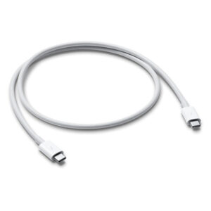 Thunderbolt 3 laidas – įkrovimo laidas, skirtas MacBook – 0,8 metro – baltas - Image 1