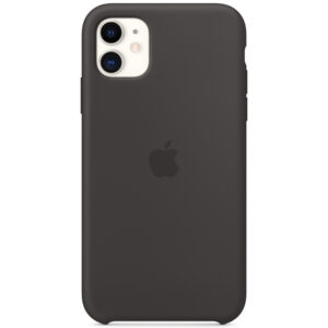 Silikoninis dėklas iPhone 11 - Juodas