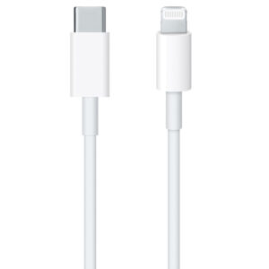 USB-C į Lightning laidas – Atnaujintas – 1 metras – Baltas