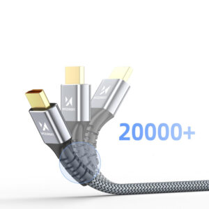 Wozinsky WPS-16AYL3S DisplayPort 2.1 laidas 80 Gb/s 16K@60Hz 8K@120Hz 4K@240Hz HDR HDCP DSC 3m - Juodas - Image 6