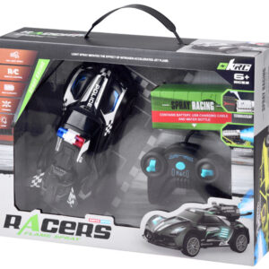 Nuotoliniu būdu valdomas policijos automobilis su dūmų ir šviesos efektais RC0596 - Image 6