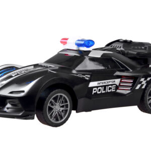 Nuotoliniu būdu valdomas policijos automobilis su dūmų ir šviesos efektais RC0596 - Image 7