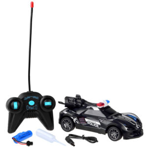 Nuotoliniu būdu valdomas policijos automobilis su dūmų ir šviesos efektais RC0596 - Image 2