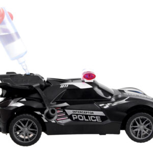 Nuotoliniu būdu valdomas policijos automobilis su dūmų ir šviesos efektais RC0596 - Image 8