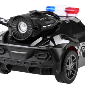 Nuotoliniu būdu valdomas policijos automobilis su dūmų ir šviesos efektais RC0596 - Image 4