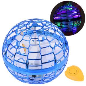 Skraidantis ufo kamuolys su šviesomis ir valdymu ranka RC0605