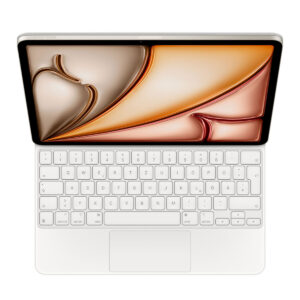 Magic Keyboard, skirtas iPad Air 13 colių (2026) M4 / (2025) M3 / (2024) M2 / iPad Pro 12.9 (2018/2020/2021/2022) – QWERTZ / DE – Balta