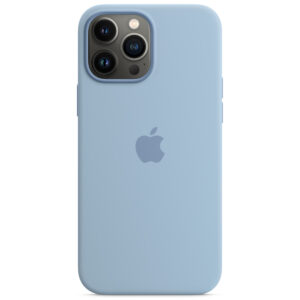 Silikoninis dėklas „MagSafe“, skirtas iPhone 13 Pro Max – Blue Fog