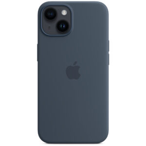 Silikoninis dėklas MagSafe, skirtas iPhone 14 – Storm Blue