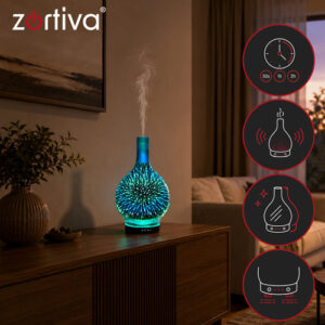 Aroma difuzorius-drėkintuvas 200ml Zortiva - Image 4