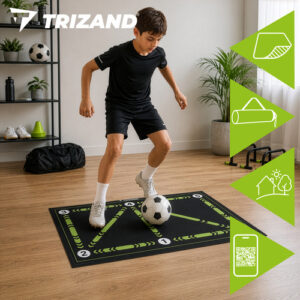 Trizand 60x90cm futbolo treniruočių kilimėlis - Image 5
