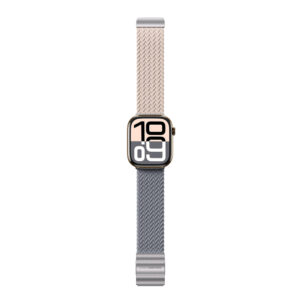 2 vnt. „AmazingThing Blend Band“ dirželių rinkinys, skirtas Apple Watch 45/46/49mm – rožinė-pilka/rožinė - Image 2