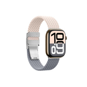 2 vnt. „AmazingThing Blend Band“ dirželių rinkinys, skirtas Apple Watch 45/46/49mm – rožinė-pilka/rožinė - Image 8