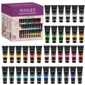 Akriliniai dažai 20 ml - 36 vnt. Maaleo