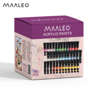 Akriliniai dažai 20 ml - 36 vnt. Maaleo - Image 2