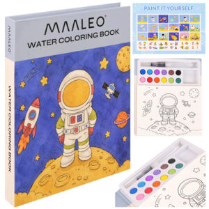 Vandens spalvinimo puslapis - astronautas Maaelo