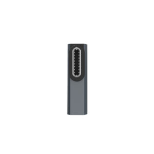 Wozinsky WPKB-01 USB-C – USB-C 40Gb/s 240W 8K OTG šoninis kampinis adapteris – pilkas - Image 3