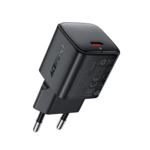 Acefast A118 GaN PD 30W USB-C sieninis įkroviklis – juodas
