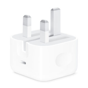 USB-C maitinimo adapteris 20W – G tipas – kištukas Didžiajai Britanijai – Baltas