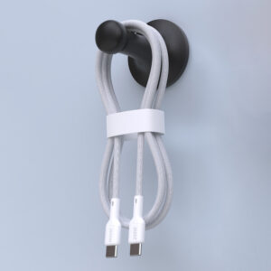 Dudao L9C Max 240W PD USB-C – USB-C laidas 1.2m – Baltas - Image 5