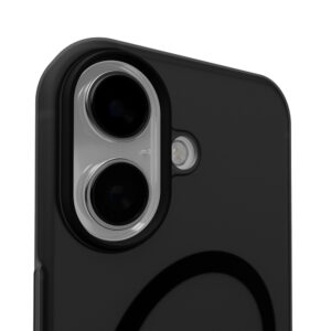 Puro Daylight Magsafe suderinamas silikoninis dėklas, skirtas iPhone 17 – pusiau skaidrus juodas - Image 8