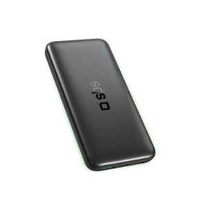 SBS Infinity išorinė baterija 10000mAh 10W LiFePo₄ USB-A USB-C – Juoda - Image 1