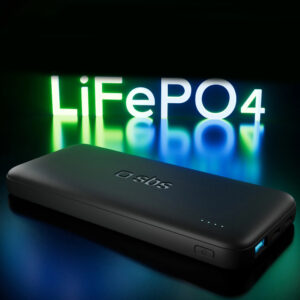 SBS Infinity išorinė baterija 10000mAh 10W LiFePo₄ USB-A USB-C – Juoda - Image 2