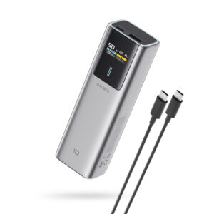 CUKTECH CKPB100PGLBL Išorinė baterija 150W 10000mAh USB-C USB-A - Pilka