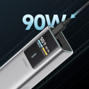 CUKTECH CKPB100PGLBL Išorinė baterija 150W 10000mAh USB-C USB-A - Pilka - Image 3