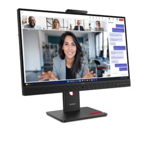Lenovo ThinkVision T24-4v kompiuterio monitorius 60,5 cm (23.8") 1920 x 1080 pikseliai „Full HD“ LCD Juoda - Image 2
