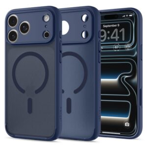 Spigen Ultra Hybrid MagSafe iPhone 17 Pro / 18 Pro MATINIS TAMSIAI MĖLYNAS