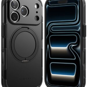 RINGKE ALLES MAGNETINIS MagSafe DĖKLAS iPhone 17 Pro / 18 Pro JUODAS