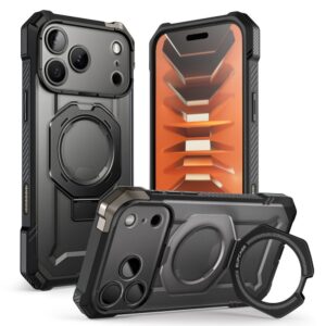 SupCase UB GRIP MAG MagSafe iPhone 17 Pro / 18 Pro JUODAS