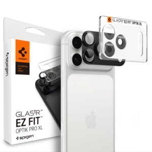 Spigen OPTIK PRO XL GLAS.TR EZ FIT KAMEROS APSAUGA IPHONE 18 PRO TAMSIAI PILKA
