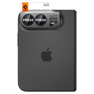 KAMEROS APSAUGA Spigen OPTIK PRO GLAS.TR EZ FIT CAMERA PROTECTOR 2-PACK IPHONE DUO NIGHT SKY - Image 2