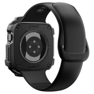 Spigen RUGGED ARMOR APPLE WATCH 12 (42 MM) MATINIS JUODAS - Image 2